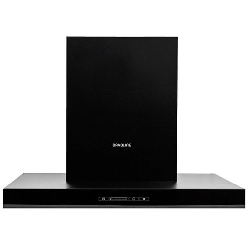 ΑΠΟΡΡΟΦΗΤΗΡΑΣ ΤΖΑΚΙ 90CM DAVOLINE TATE 090 IX-BL (A+ / INOX BLACK / 559m³/h / ΑΦΗΣ / BLDC)